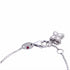 18kt white gold Princess Flower diamond bracelet